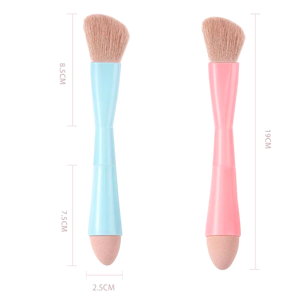 Multitasker 4-In-1 Makeup Brushes Portable Travel Make up Brushes Detachable Makeup Brush Set