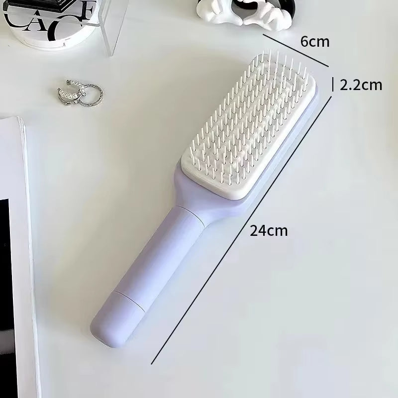 GlitzGrip™ 2.0 - Automatic Self Cleaning Hairbrush